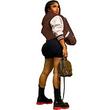 High Street Retro Hooded Baseball Uniform Coat NIYA-8090