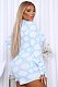 Plus Size Pajamas Long Sleeve V-neck Short Romper HEJ-21S8024