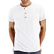 Men Solid Color O-Neck Short Sleeve T shirt WYMY-181123