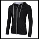Mens Zipper Hoodies Patchwork Sportswear Coat WYMY-181024