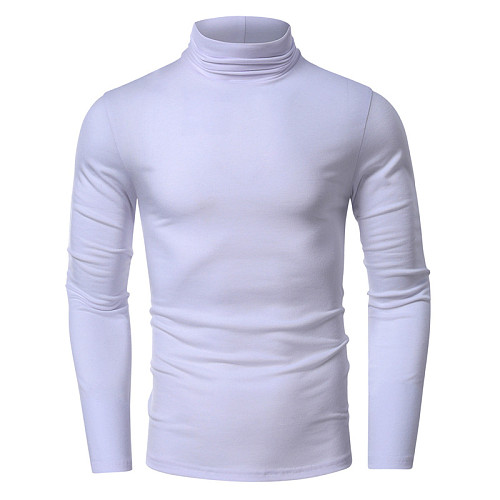 Men's Turtleneck Long Sleeve Pullover T Shirt WYMY-191018