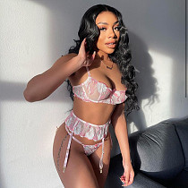 Push-up Bra Lace 3pcs Lingerie Sets SHFE-W555