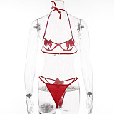 Hollow Out Strap Bikini Lingerie Set SHFE-W487
