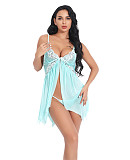 See-through Sheer Splicing Strappy Babydoll SHFE-W345
