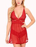 Lace Mesh Splicing Babydoll Set SHFE-w291
