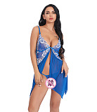 See-through Sheer Splicing Strappy Babydoll SHFE-W345