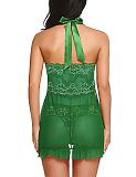 Halter Lace See-through Babydoll Set SHFE-W408