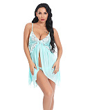 See-through Sheer Splicing Strappy Babydoll SHFE-W345