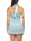Halter Lace See-through Babydoll Set SHFE-W408