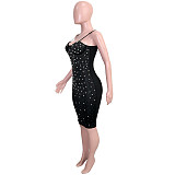 Beading Diamond Bodycon Evening Dress SH-390267