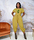 Short Sleeve T Shirt+Loose Drawstring Pants Set MUX-6081