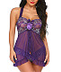 Halter Lace See-through Babydoll Set SHFE-W408