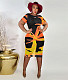 Plus Size Short Sleeve Mesh Sheer Bodycon Dresses JLY-19310