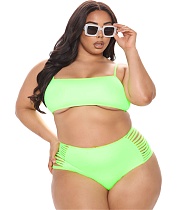Womens Lingerie Open Crotch Swimsuit Solid Crop Top Hole Briefs Two-piece Bikini Set
