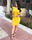 Ruffles Sleeveless Office Ladies Bodycon Dress WA-77429