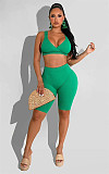 Workout Bra Crop Top Running Shorts 2 Piece Set HMS-5538