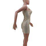 Sparkle Sequin Sexy Sleeveless Bodycon Tank Dresses TK-6223