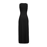 Sleeveless High Side Split Beach Cover Up Dresses SH-043