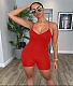 Sexy Low Cut Straps Sleeveless Onesies Romper BT-383