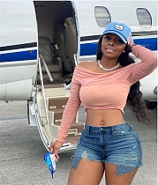 Streetwear High Waist Ripped Denim Booty Shorts FE-222