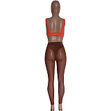 Elastic High Waist See Through Mesh Leggings Pants HMS-5540