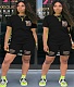 Summer Burn Leopard Print Pocket Short Sleeve Two-piece Set FSL-082
