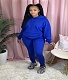 Autumn Solid Color Hoodie Sweatpants Two-piece Set AIL-116