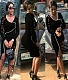 Sexy Burnt-out Full Sleeve Tight Midi Dress RS-7050