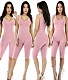 Summer Women Solid Color Sport Tight Rompers SMR-9566