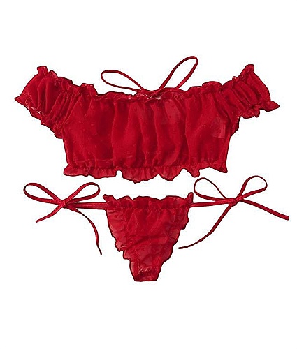 Off Shoulder High Waist Bikinis Thong Bathing Suit YQ-415