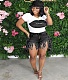 Tassel Splicing High Waist Denim Shorts ME-0561