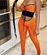 Lace Up Strapless Cut Out High Waist Tunic Jumpsuit MEM-88432