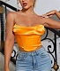 Chic Strapless Streetwear Bustier Y2K Crop Top MS-1720