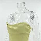Chic Strapless Streetwear Bustier Y2K Crop Top MS-1720