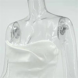 Chic Strapless Streetwear Bustier Y2K Crop Top MS-1720