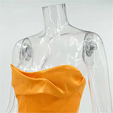 Chic Strapless Streetwear Bustier Y2K Crop Top MS-1720