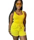 Sleeveless Tank Top and Shorts Jogger Suit WDS-210601