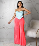 Elegant Solid High Waist Wide Leg Straight Pants ASL-6575