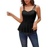 Sequined Spaghetti Strap Camisole Tank Tops OYW-20645