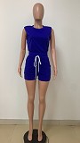 Sleeveless T Shirt Vest Shorts Jogging Suits LSD-91655