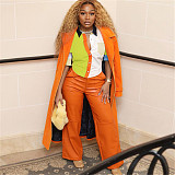 Color Block Short Sleeve Button Down Chic Shirts Tops GLS-10097