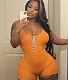 Spaghetti Strap Sleeveless Lace Up Skinny Romper JP-1069
