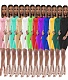 Casual Solid Color Round Neck Sport Shorts 2 Pieces Suits TR-1006