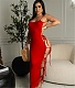 Cut Out Side Lace Up Backless Bodycon Party Dresses WSY-5936