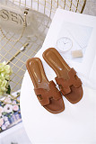 Retro Thin Open Toe Plus Size Beach Flat Sandals RS-1308