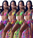 Summer Beach Wear Women Bikini With Skirt Three Piece Set MEM-8350