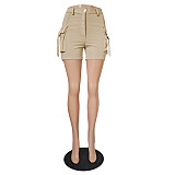 Casual Sports Pocket Straight Overalls Shorts CN-0187