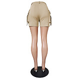 Casual Sports Pocket Straight Overalls Shorts CN-0187