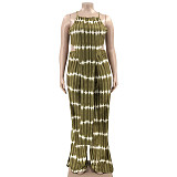 Plus Size Printed Wide-leg Pants 2 Piece Set OSS-22198
