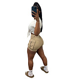 Casual Sports Pocket Straight Overalls Shorts CN-0187